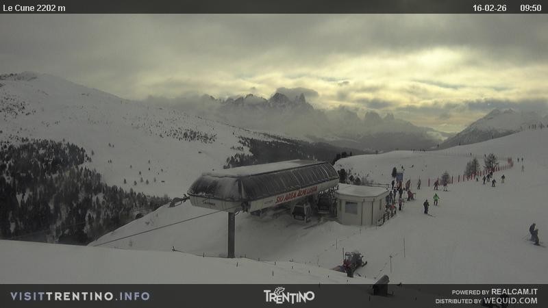 Archiv Foto Webcam Le Cune, Moena Trentino