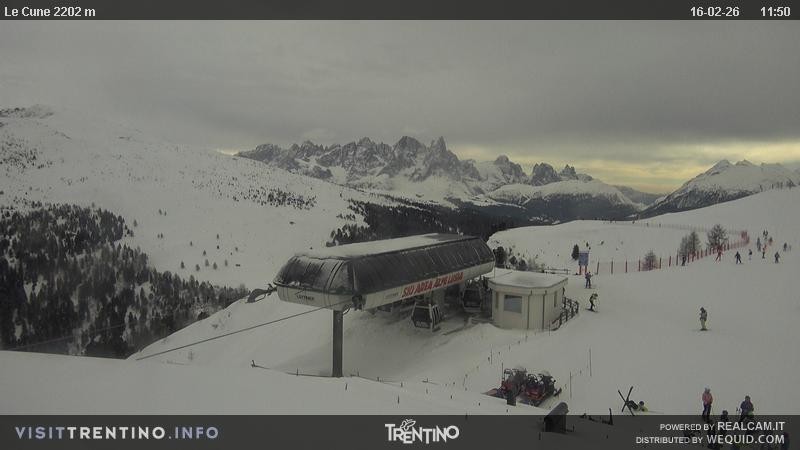 Archiv Foto Webcam Le Cune, Moena Trentino