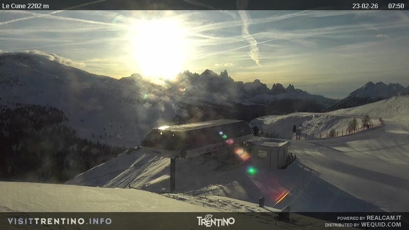 Archiv Foto Webcam Le Cune, Moena Trentino