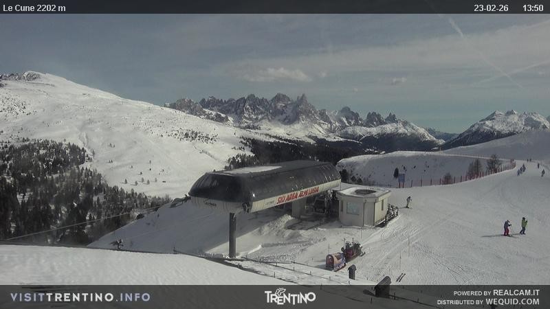 Archiv Foto Webcam Le Cune, Moena Trentino