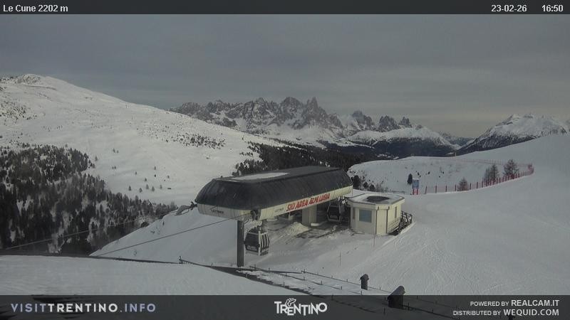 Archiv Foto Webcam Le Cune, Moena Trentino