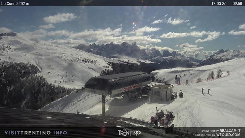 Archiv Foto Webcam Le Cune, Moena Trentino