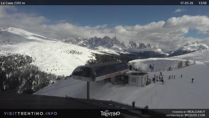 Archiv Foto Webcam Le Cune, Moena Trentino