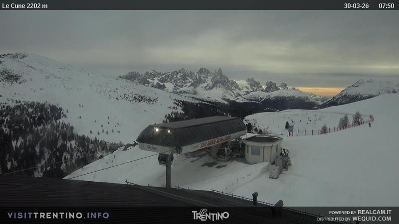 Archiv Foto Webcam Le Cune, Moena Trentino
