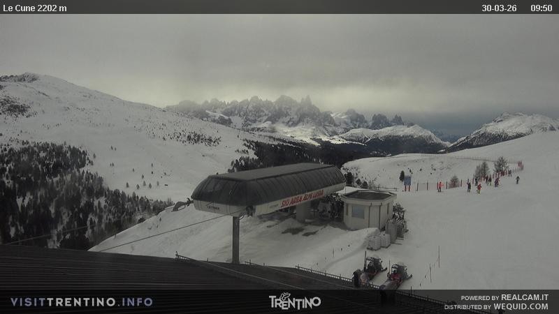 Archiv Foto Webcam Le Cune, Moena Trentino