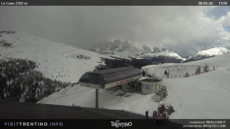 Archiv Foto Webcam Le Cune, Moena Trentino