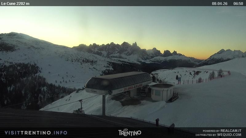 Archiv Foto Webcam Le Cune, Moena Trentino