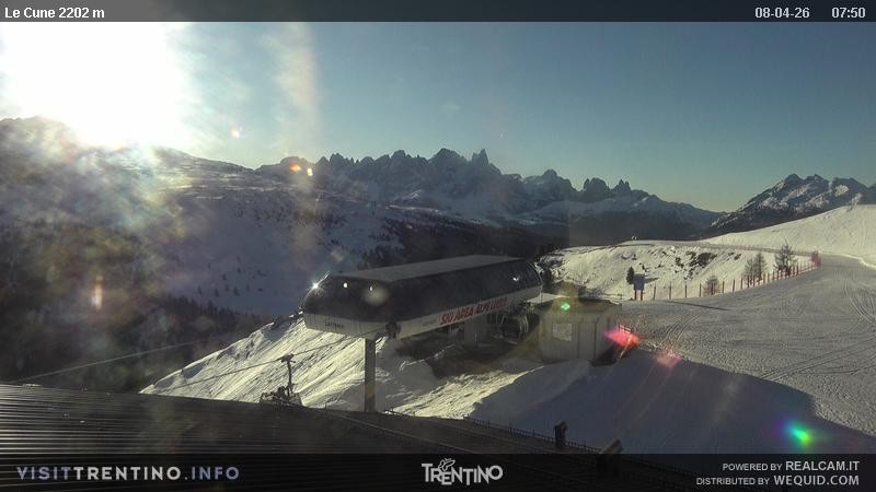 Archiv Foto Webcam Le Cune, Moena Trentino
