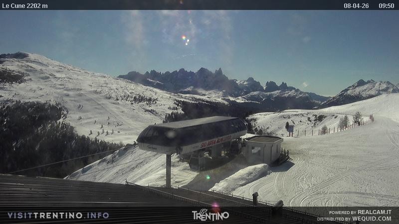 Archiv Foto Webcam Le Cune, Moena Trentino