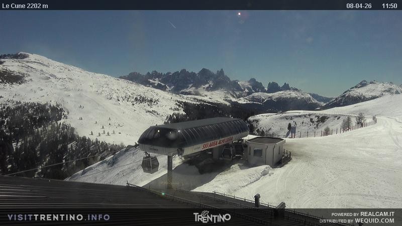 Archiv Foto Webcam Le Cune, Moena Trentino