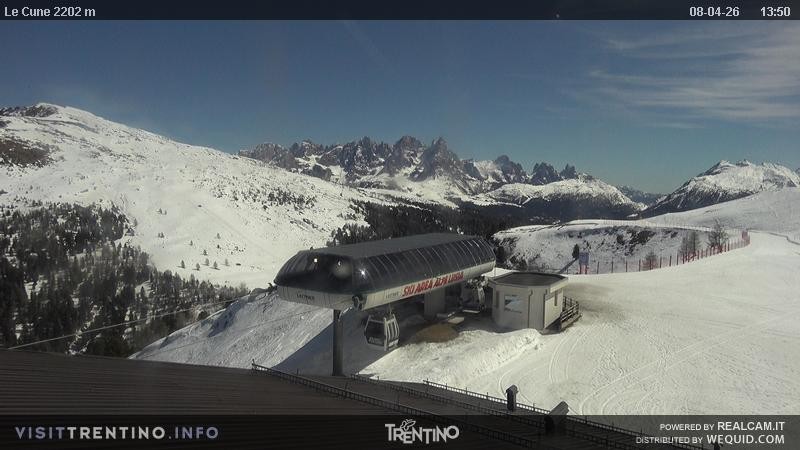 Archiv Foto Webcam Le Cune, Moena Trentino