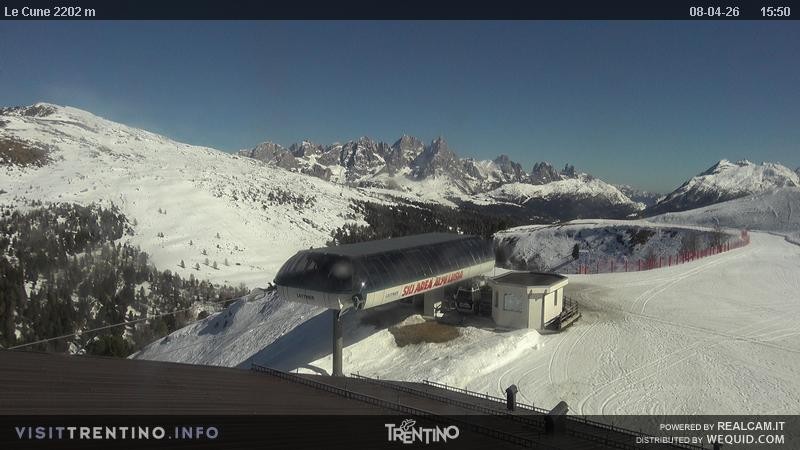Archiv Foto Webcam Le Cune, Moena Trentino
