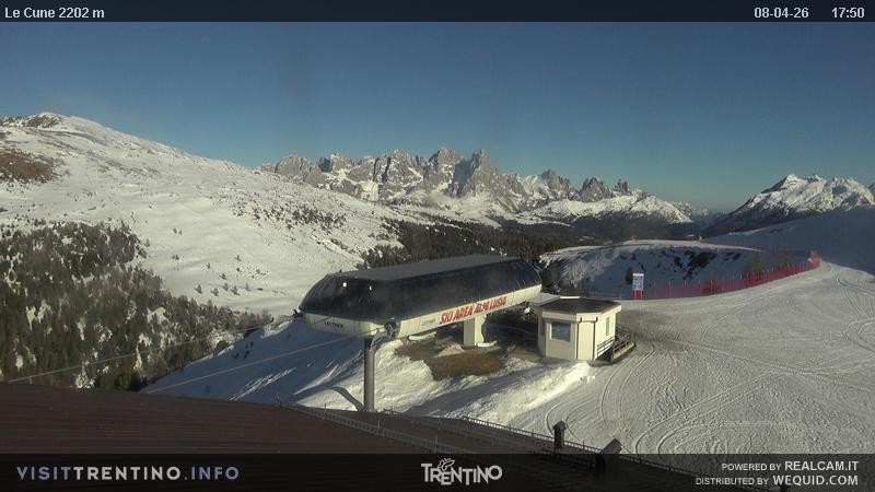 Archiv Foto Webcam Le Cune, Moena Trentino
