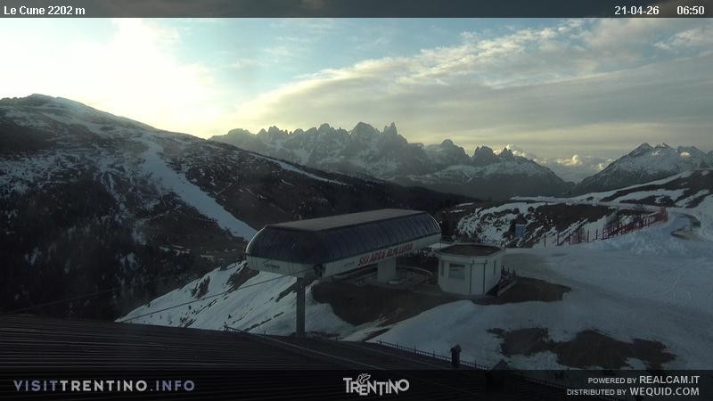 Archiv Foto Webcam Le Cune, Moena Trentino