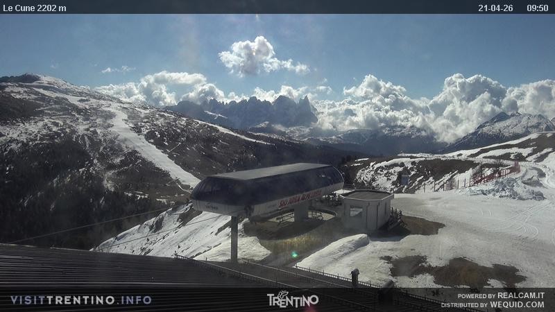 Archiv Foto Webcam Le Cune, Moena Trentino