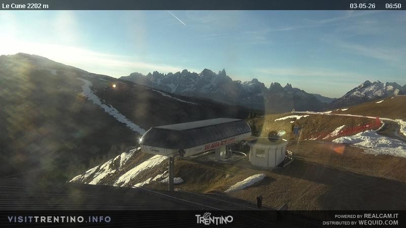 Archiv Foto Webcam Le Cune, Moena Trentino