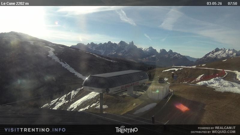 Archiv Foto Webcam Le Cune, Moena Trentino