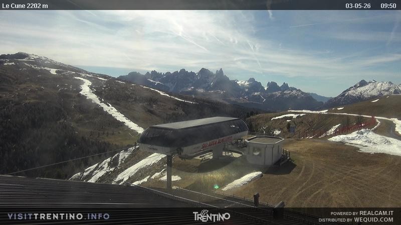 Archiv Foto Webcam Le Cune, Moena Trentino