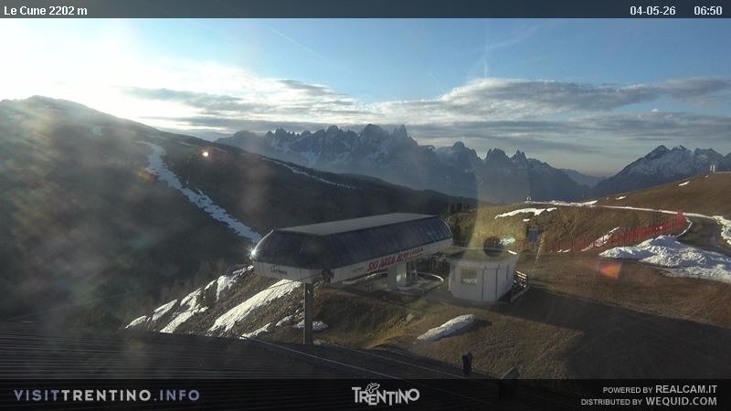 Archiv Foto Webcam Le Cune, Moena Trentino