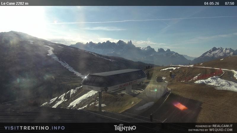 Archiv Foto Webcam Le Cune, Moena Trentino