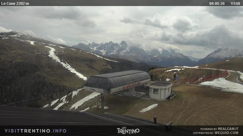 Archiv Foto Webcam Le Cune, Moena Trentino