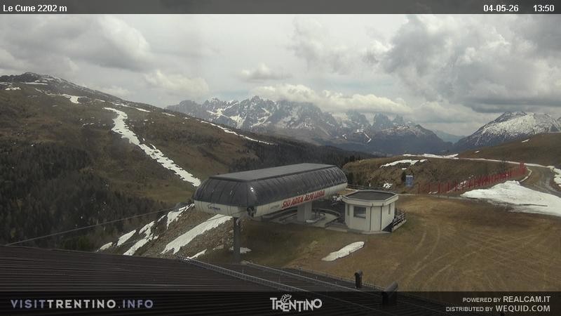 Archiv Foto Webcam Le Cune, Moena Trentino