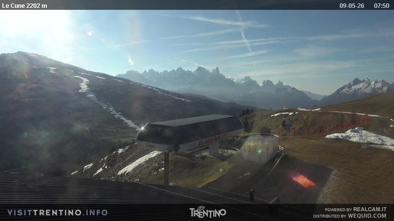 Archiv Foto Webcam Le Cune, Moena Trentino