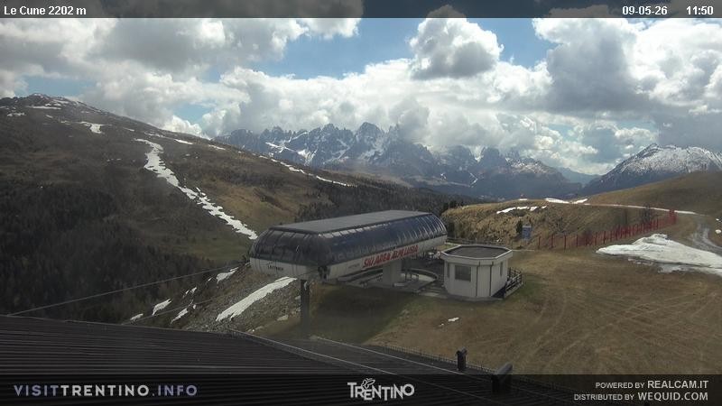 Archiv Foto Webcam Le Cune, Moena Trentino