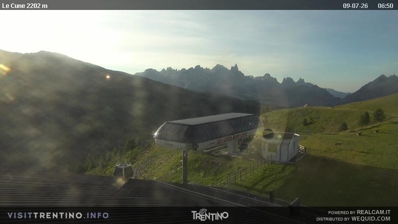 Archiv Foto Webcam Le Cune, Moena Trentino
