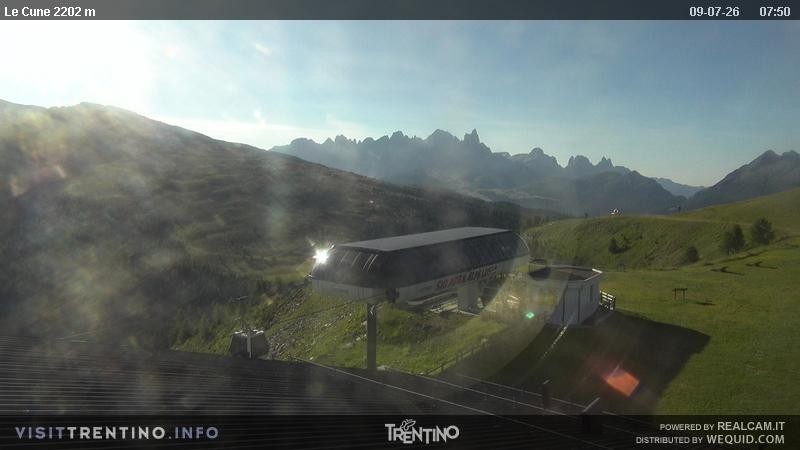 Archiv Foto Webcam Le Cune, Moena Trentino