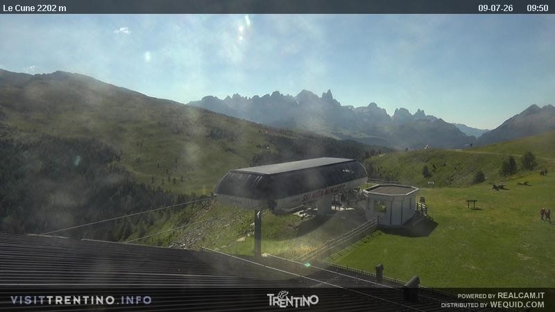 Archiv Foto Webcam Le Cune, Moena Trentino