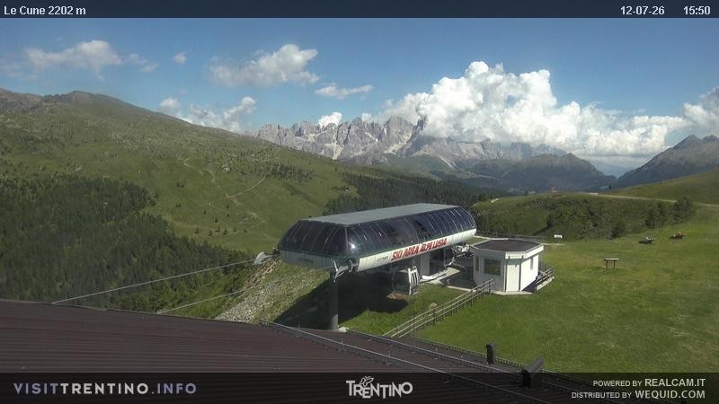 Archiv Foto Webcam Le Cune, Moena Trentino