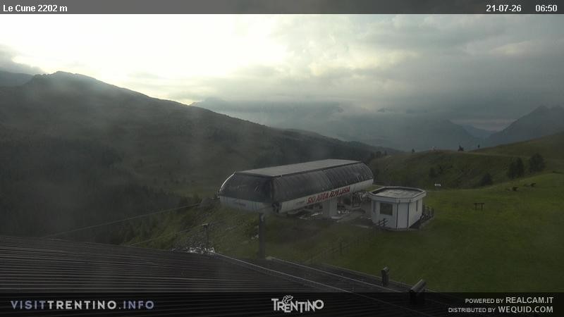Archiv Foto Webcam Le Cune, Moena Trentino