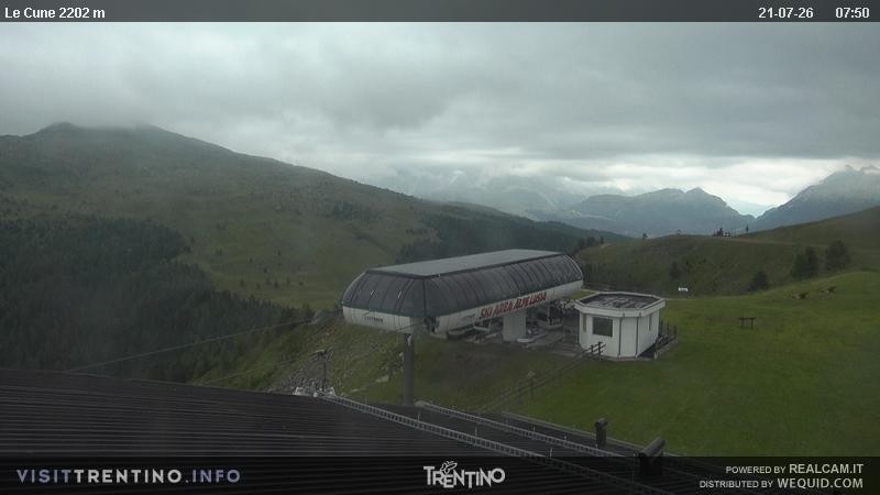 Archiv Foto Webcam Le Cune, Moena Trentino