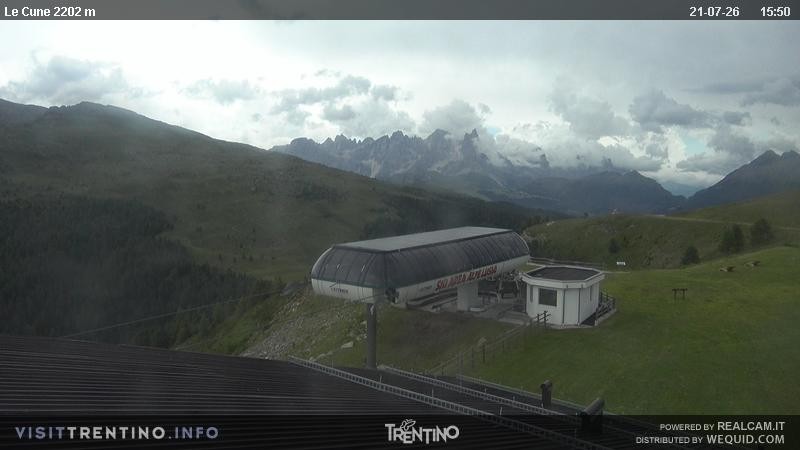 Archiv Foto Webcam Le Cune, Moena Trentino