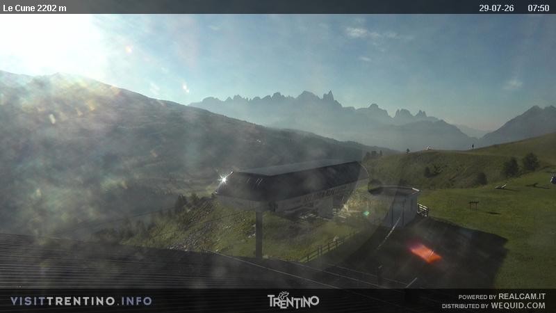 Archiv Foto Webcam Le Cune, Moena Trentino