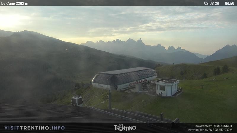 Archiv Foto Webcam Le Cune, Moena Trentino