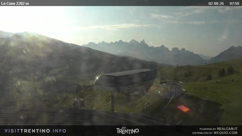 Archiv Foto Webcam Le Cune, Moena Trentino