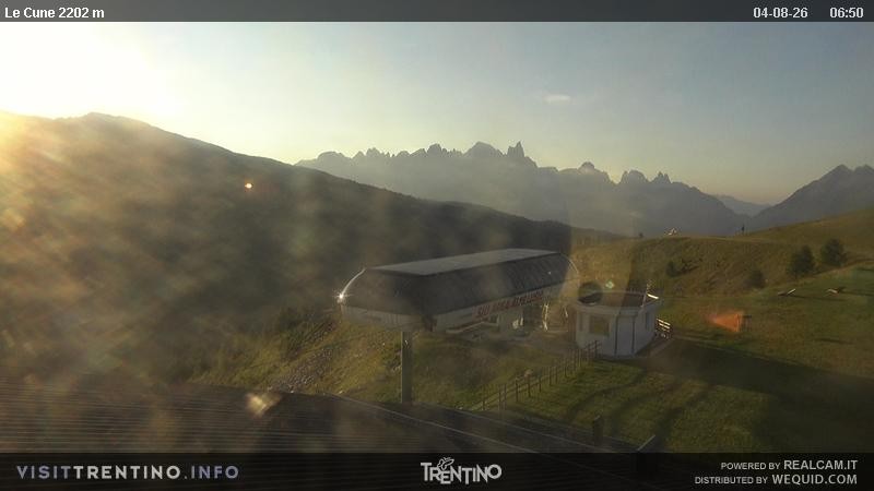 Archiv Foto Webcam Le Cune, Moena Trentino