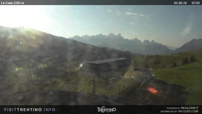 Archiv Foto Webcam Le Cune, Moena Trentino