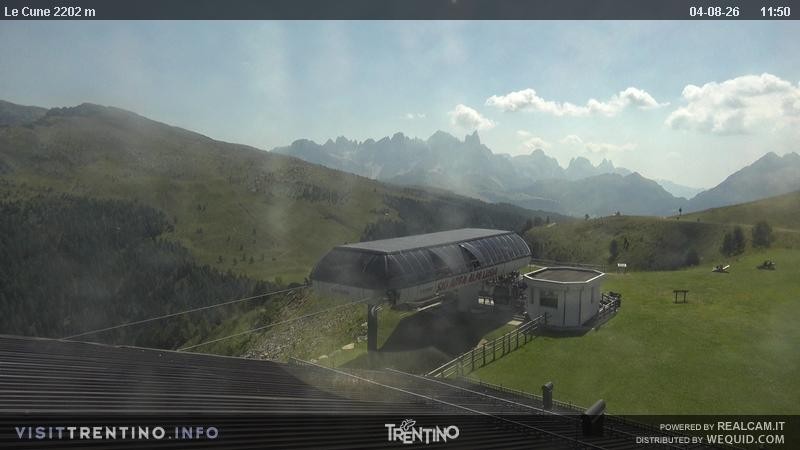 Archiv Foto Webcam Le Cune, Moena Trentino