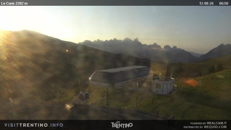 Archiv Foto Webcam Le Cune, Moena Trentino