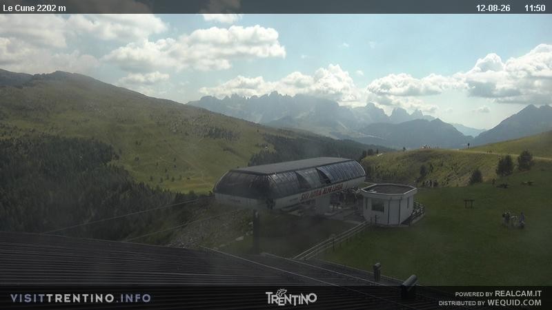 Archiv Foto Webcam Le Cune, Moena Trentino