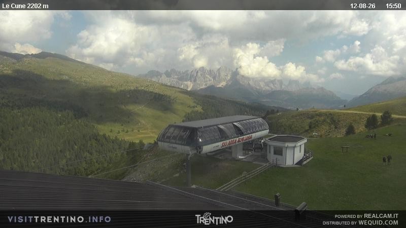Archiv Foto Webcam Le Cune, Moena Trentino