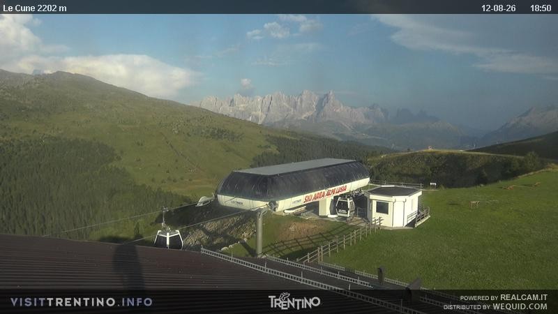 Archiv Foto Webcam Le Cune, Moena Trentino