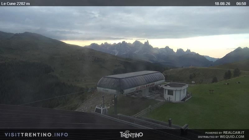 Archiv Foto Webcam Le Cune, Moena Trentino