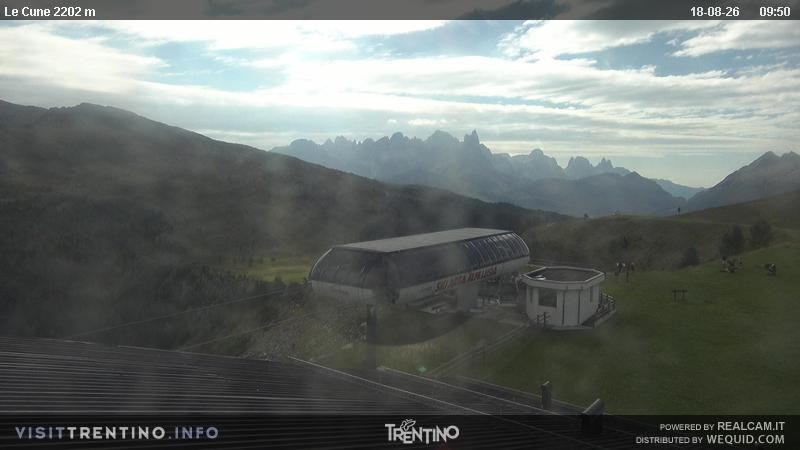 Archiv Foto Webcam Le Cune, Moena Trentino