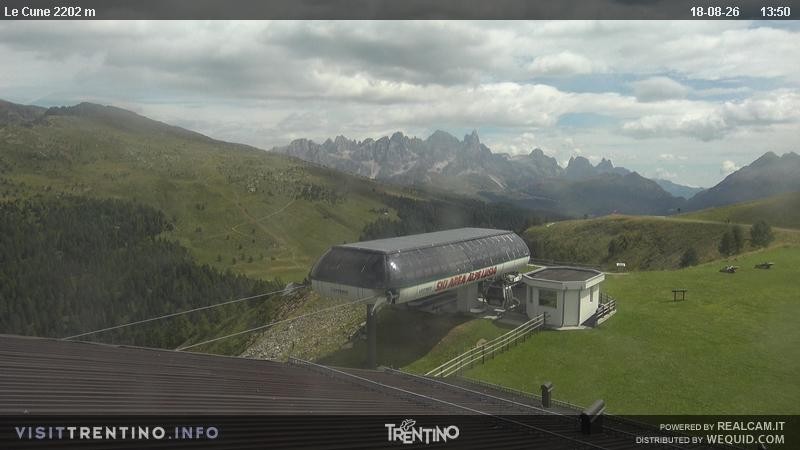 Archiv Foto Webcam Le Cune, Moena Trentino