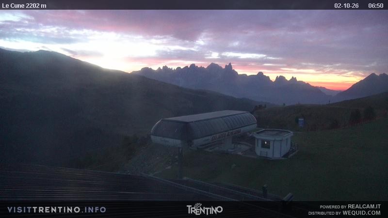 Archiv Foto Webcam Le Cune, Moena Trentino
