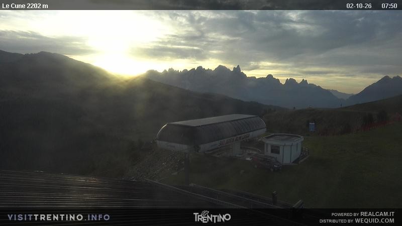 Archiv Foto Webcam Le Cune, Moena Trentino